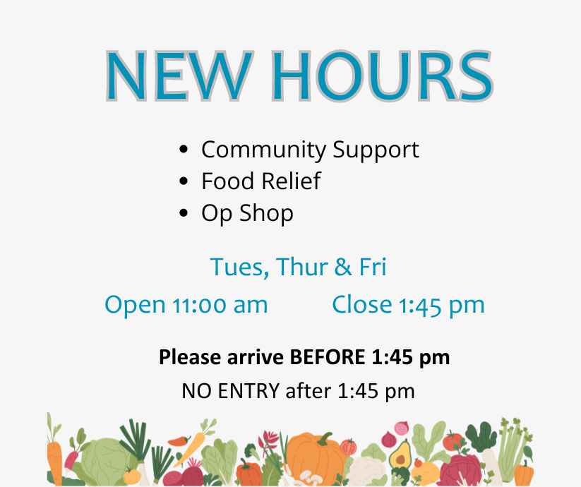 New community support service hours,